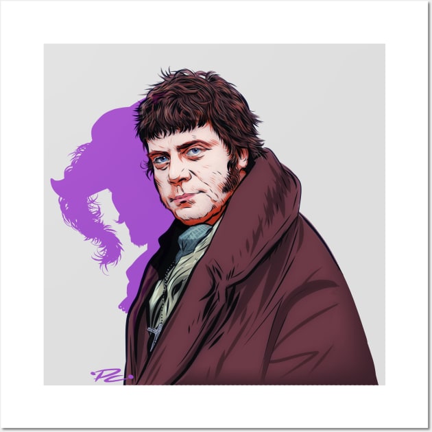 Oliver Reed - An illustration by Paul Cemmick Wall Art by PLAYDIGITAL2020